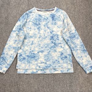 Orvis Tie Dye Sweatshirt Size Medium Fleece Lined Long Sleeve Cotton